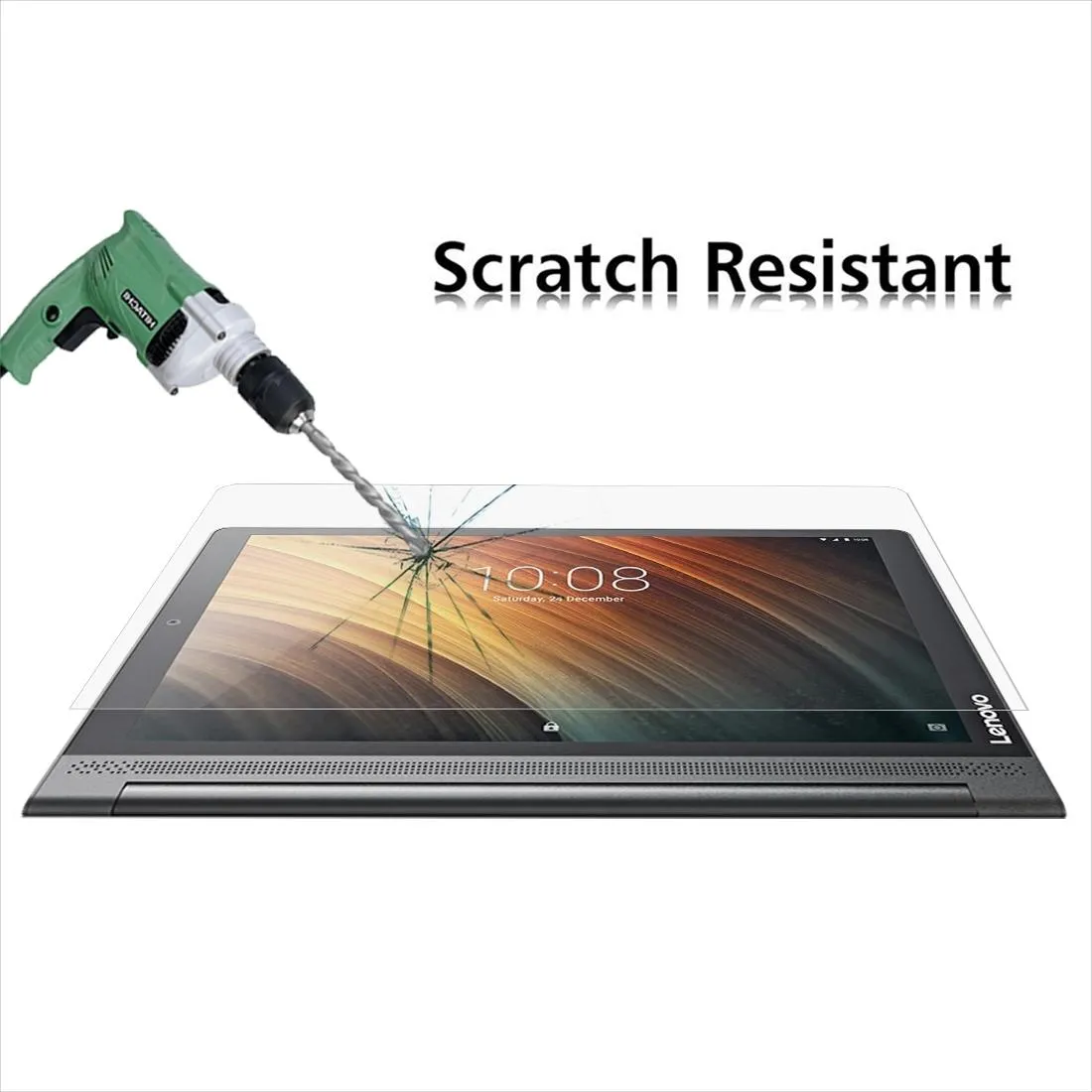 10.1 Tempered Glass Screen Protector For Lenovo Yoga Tab3 Plus - 9H Hardness