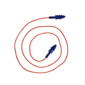 10/Pack Christmas Tree Shaped Hollow Silicone Earplug With Rope Blue