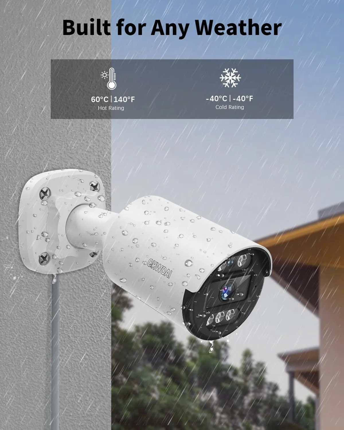 122 Wide-Angle & 80FT Night VisionOutdoor Wired Security Camera System,CCTV Cameras Outside, Video Surveillance Systems, Surveillance DVR Kits