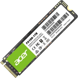 1TB Acer FA100 M.2 PCI Express 3D NAND NVMe Internal Solid State Drive