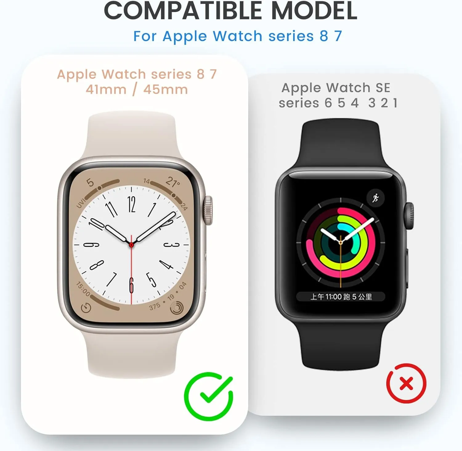 [2 in 1] Goton Waterproof Case for Apple Watch Series 10 9 8 7 SE2 SE 6 5 4 Ultra 2 Ultra 46mm 42mm 45mm 44mm 41mm 40mm 49mm, 360 Hard PC Bumper with Screen Protector for iWatch Cover Accessories