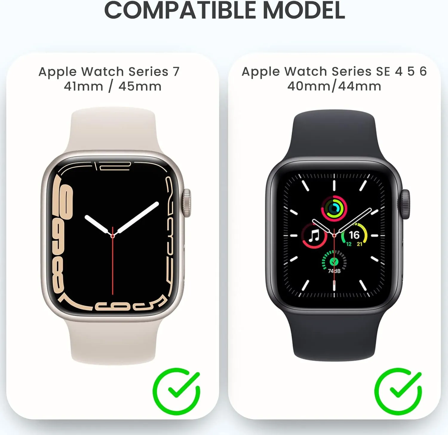 [2 in 1] Goton Waterproof Case for Apple Watch Series 10 9 8 7 SE2 SE 6 5 4 Ultra 2 Ultra 46mm 42mm 45mm 44mm 41mm 40mm 49mm, 360 Hard PC Bumper with Screen Protector for iWatch Cover Accessories