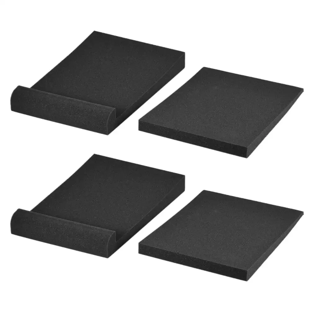 2 Pack Acoustic Foam Studio Monitor Speaker Isolation Acoustic Foam Pads Max. 9.6 * 7.7 Usable Area