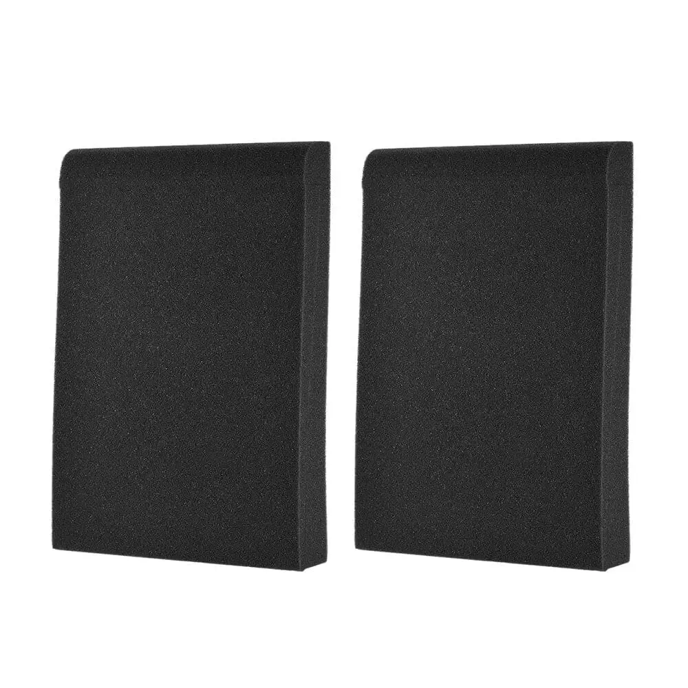 2 Pack Acoustic Foam Studio Monitor Speaker Isolation Acoustic Foam Pads Max. 9.6 * 7.7 Usable Area