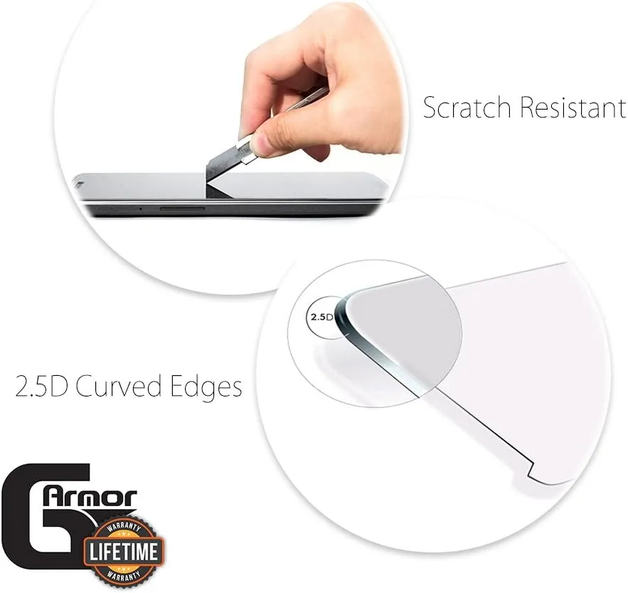 2 Pack Screen Protector for iPhone 12 Pro Max (6.7-Inch). 9H Tempered Glass Display Cover, Ultra Thin, Touch Responsive, Scratch Resistant, Oleophobic Coating, Phone Case Compatible