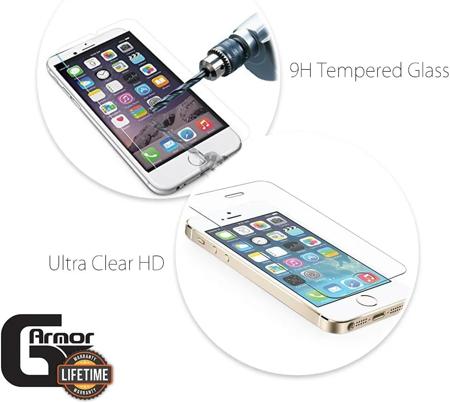 2 Pack Screen Protector for iPhone 14, 13 and 13 Pro (6.1-Inch). 9H Tempered Glass Display Cover, Ultra Thin, Touch Responsive, Scratch Resistant, Oleophobic Coating, Phone Case Compatible