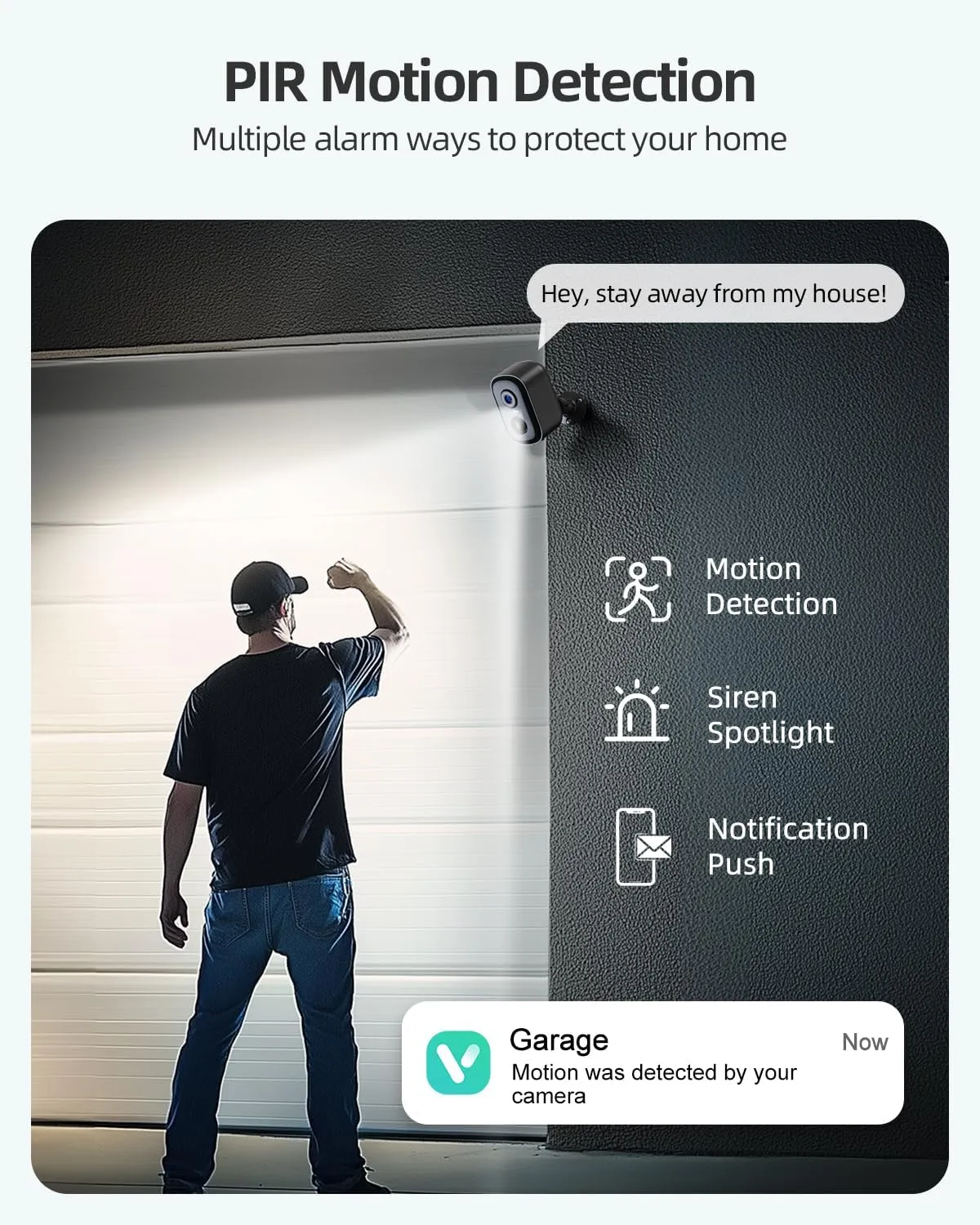 2K Security Cameras Wireless Outdoor, 4 Pack Battery Powered WiFi Cameras for Home Security with AI Motion Detection, Spotlight Color Night Vision, 2-Way Talk, Siren Alarm, IP65, Cloud/SD Storage