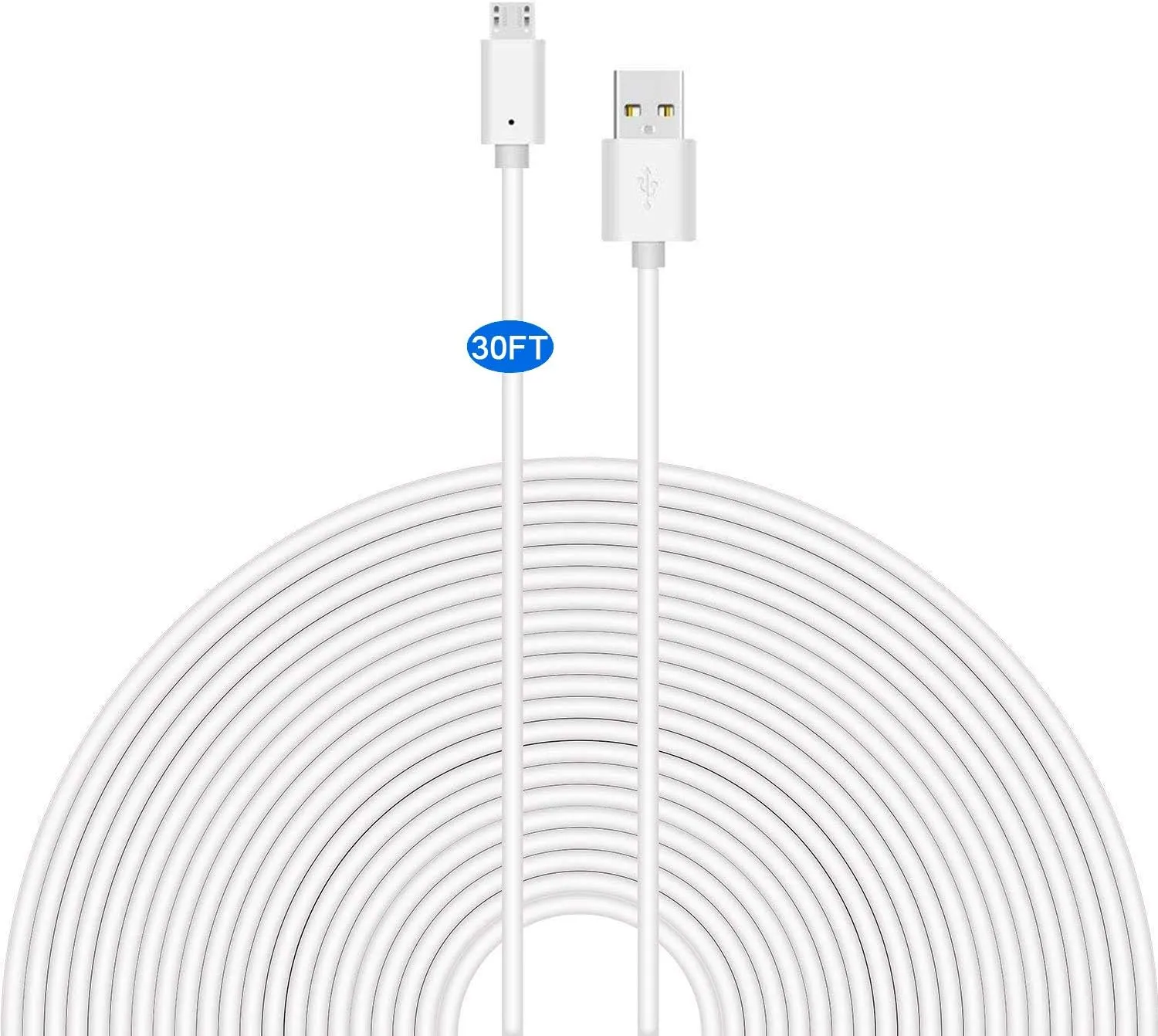 30Ft Power Extension Cable for Wyze Cam/Wyze Cam Pan, Blink XT Cam,Power Charging for Home Security Camera