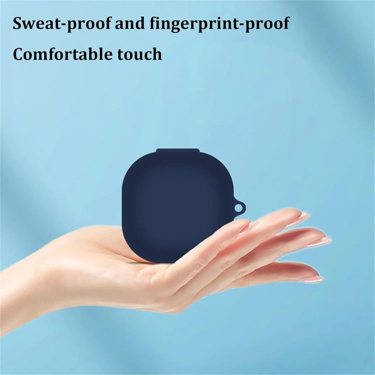 [4 in 1] SKPY Silicone Case Compatible with SHOKZ OpenFit 2 with Pendant & Keychain, Cute Cartoon Cat's Paw Shockproof Protective Case for Men Women