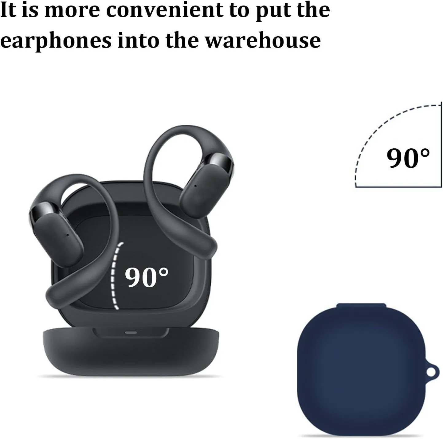 [4 in 1] SKPY Silicone Case Compatible with SHOKZ OpenFit 2 with Pendant & Keychain, Cute Cartoon Cat's Paw Shockproof Protective Case for Men Women