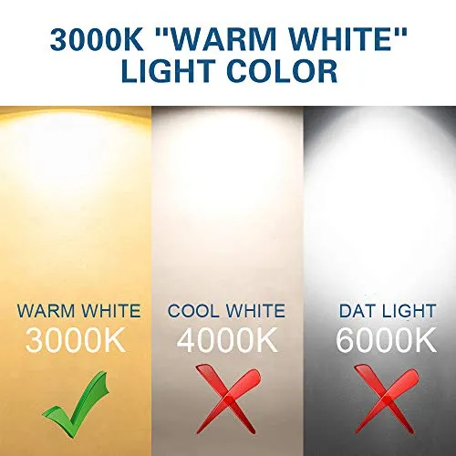 7w LED Well Lights with Wire Connectrs, Low Voltage Led Landscape Lights ,12V Landscape Lighting IP67 Waterproof for Garden,Driveway, Deck, Tree Up Lights( Warm White 8 Pack))