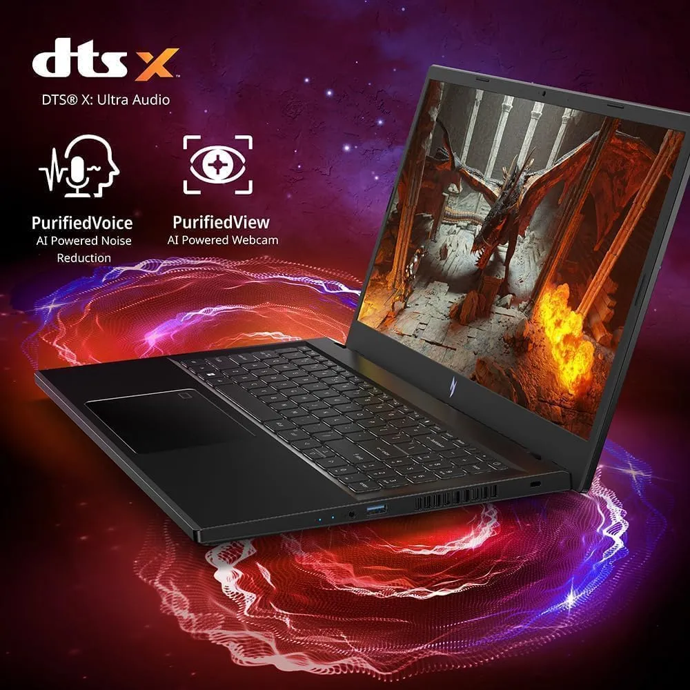 acer Nitro V 15 Gaming Laptop, Intel i9-13900H Up to 5.4GHz, GeForce RTX 4060, 15.6" 144 Hz IPS Display, 64 GB DDR5, 1 TB SSD, Wi-Fi 6, Backlit Keyboard, Windows 11 Pro, Gaming Mouse, 256GB UFD