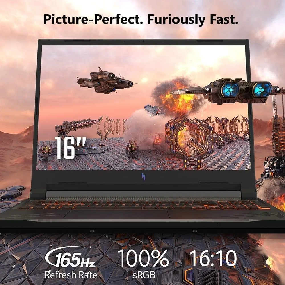 acer Nitro V16 Gaming Laptop, 16" WUXGA 165Hz Display, 8-Core AMD Ryzen 7 8845HS Up to 5.10 GHz, GeForce RTX 4060, 32 GB DDR5 RAM, 2 TB SSD, Backlit Keyboard, Office Lifetime License, Win11 Pro