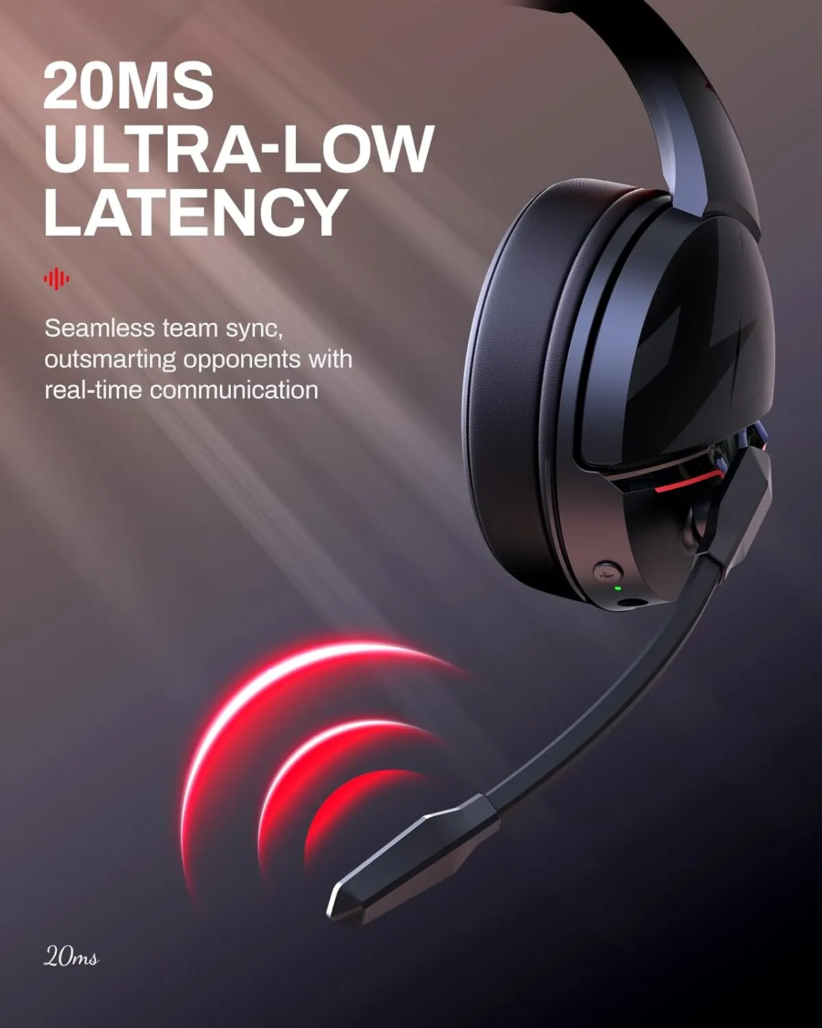 acer Nitro Wireless Gaming Headset | Non-Stop 100H Battery | Dynamic 50mm Drivers | Clear Voice Mic | Bluetooth5.3, 3.5mm | Gaming Headphones for PC, Meeting, Music, PS4 & PS5 Headset-Black Pink