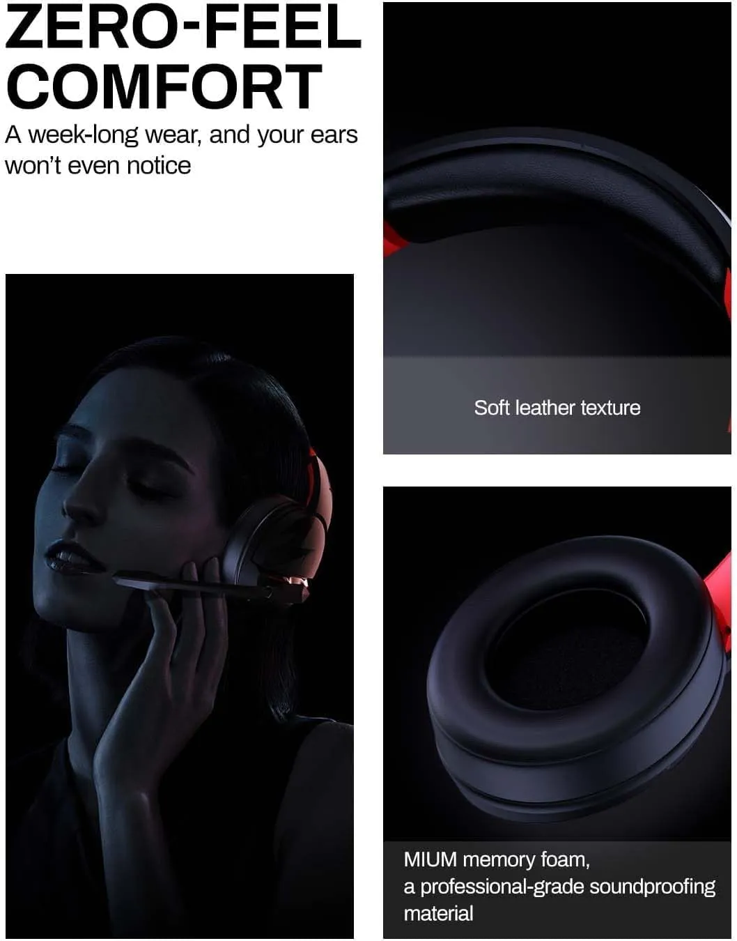 acer PS5 Headset | Non-Stop 100H Battery | Dynamic 50mm Drivers | Clear Voice Mic | Bluetooth5.3, 3.5mm | Gaming Headphones for PC, Meeting, Music, PS4 & Wireless Gaming Headset