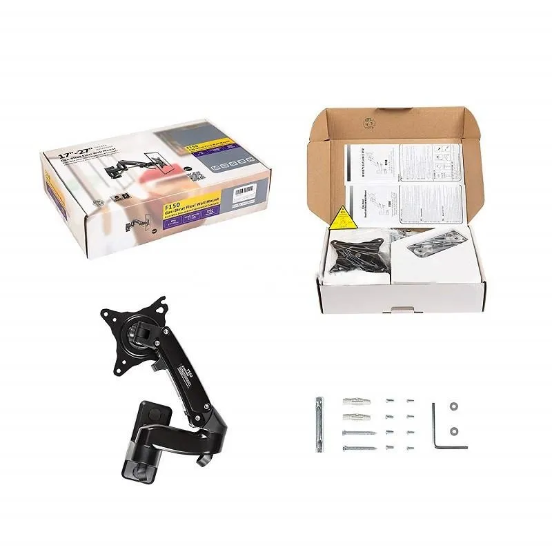 Adjustable Gas Spring Arm Wall Mount for 17-27 Led Lcd Monitors