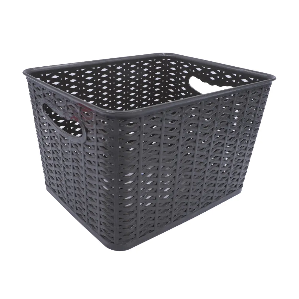 AISHANGRIYONGJIAJU Rectangular Storage Basket Beige (31cm x 24cm)