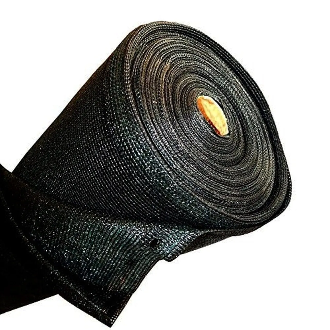 Aleko Privacy Fence Screens Privacy Mesh Fabric Screen Fence with Lock Holes - 6 x 150 Feet - Black