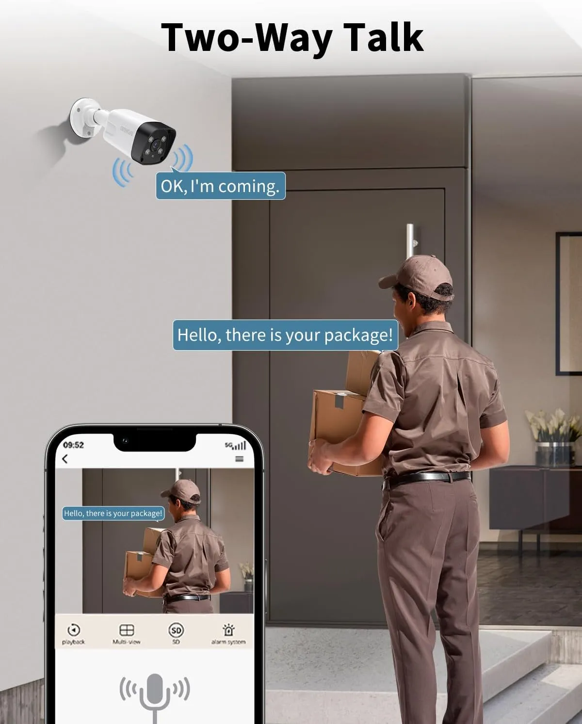   & - Outdoor Security Camera System, 4K/8MP IP Wired Cameras, Video Surveillance Systems, Surveillance DVR Kits