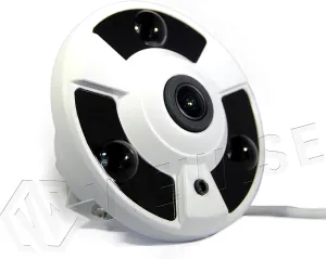 Analog HD 5MP 360 Degree Security Surveillance Camera Fisheye 1.7mm Lens Wide Angle Panoramic Security Indoor Dome Camera 2 in 1 (TVI/AHD) IR 15FT Nightvision DC12V (2592 X 1944)