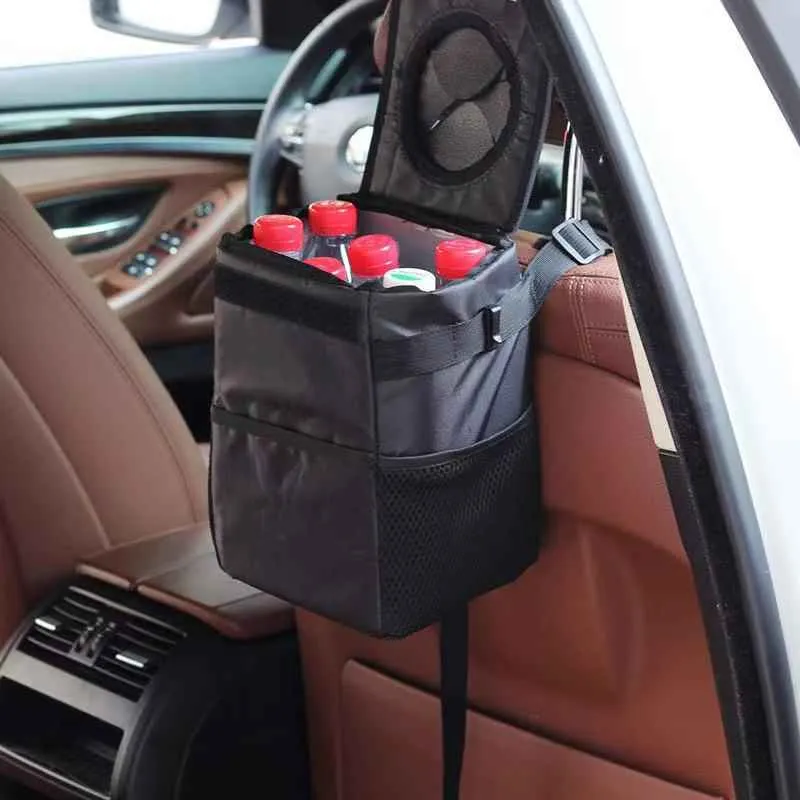 Aroflit Foldable Waterproof Back Storage Car Trash Can