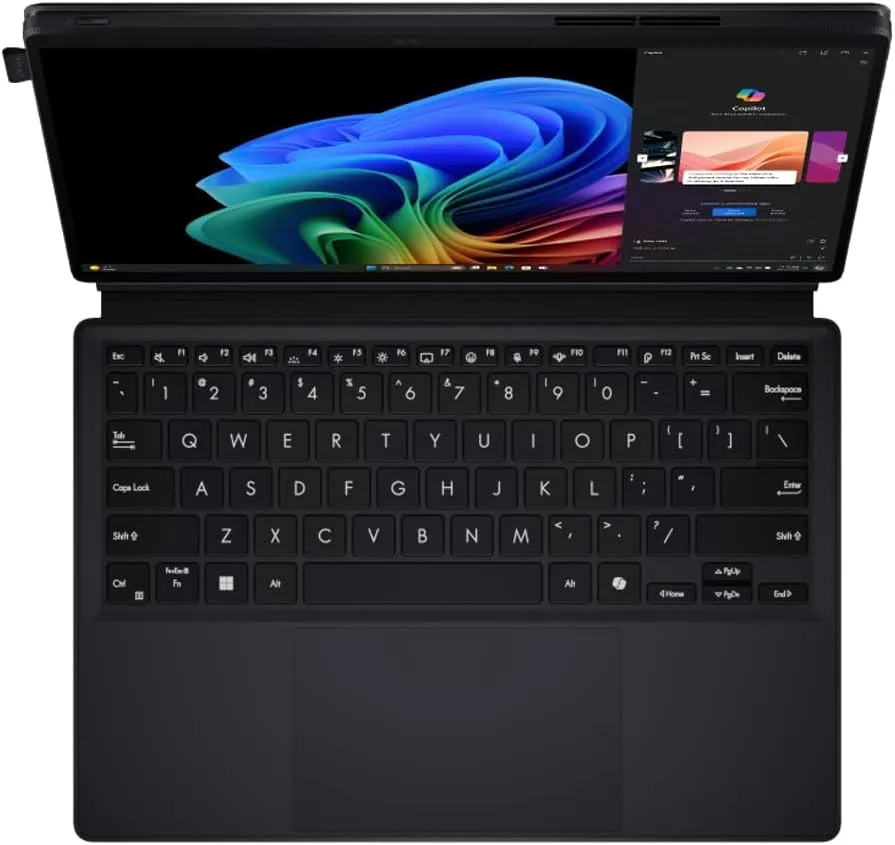 ASUS ProArt PZ13 13.3" OLED 3K Detachable Laptop Copilot  PC, Snapdragon X Plus, 16GB RAM, 1TB SSD, Portable Tablet 2-in-1 for Creators, with Wireless Headset, Stylus Pen, Windows 11