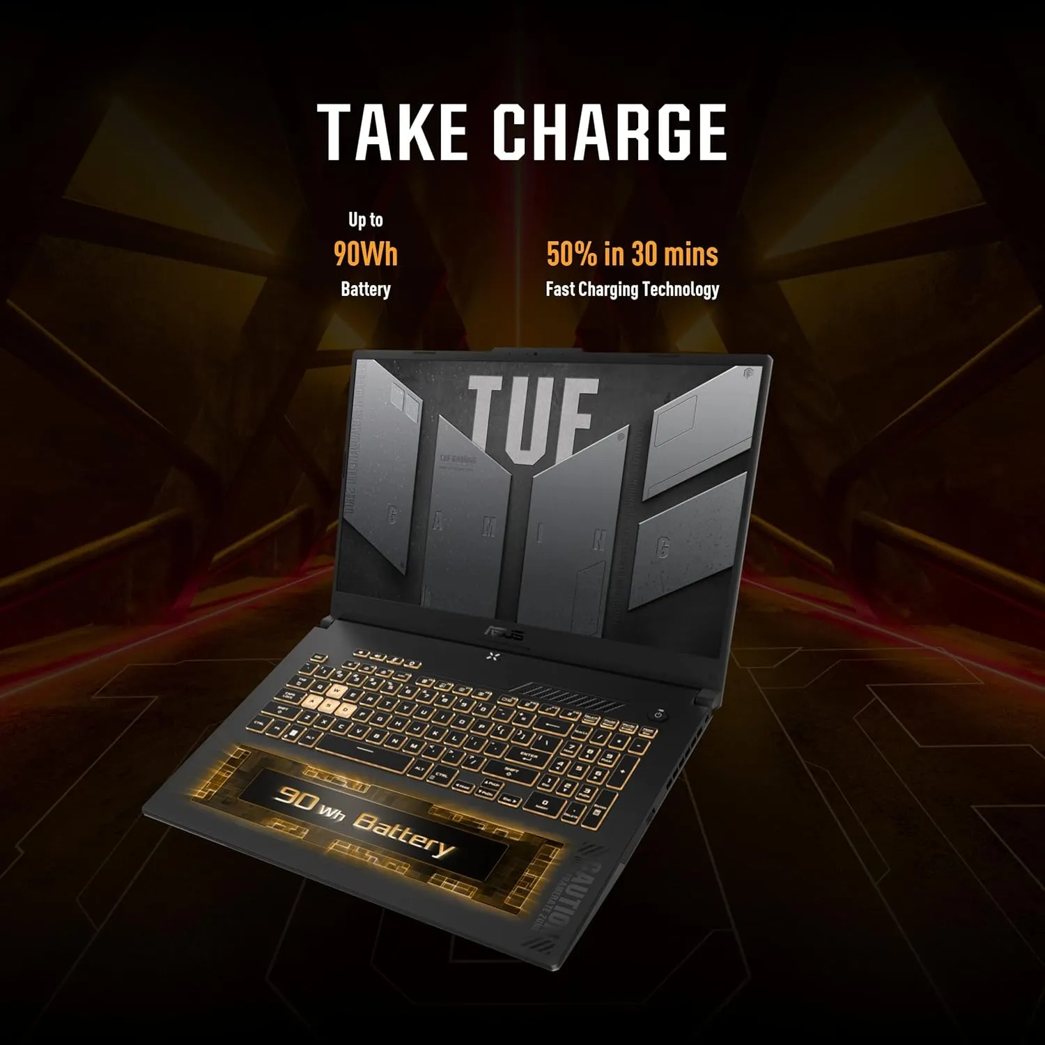 ASUS TUF F17 Gaming Laptop - 17.3" 2.5K WQHD 240 Hz Display, RTX 4070 Laptop, Intel i7-13620H, with Office Lifetime, 64GB DDR5,1TB SSD, Windows 11 Pro, Backlit KB, Wi-Fi 6, External DVD Drive