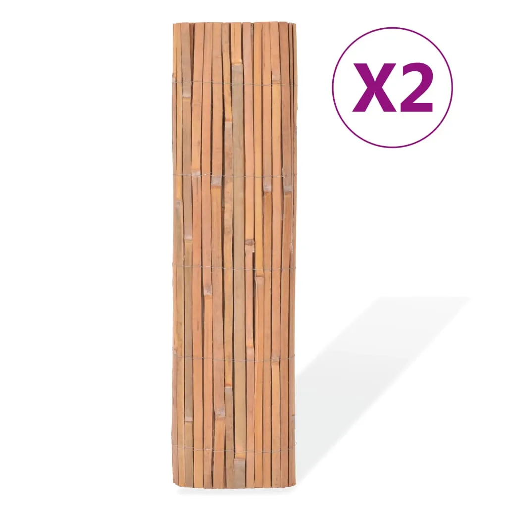 Bamboo Fences 2 pcs 100x400 cm