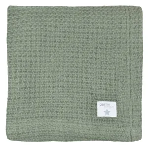 Bamboo Knitted Blanket Moss