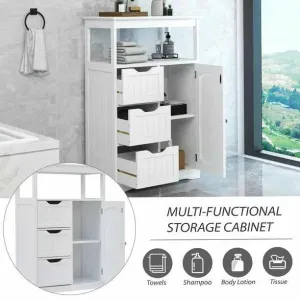 Bathroom Free Standing Floor Storage Cabinet