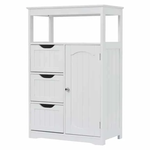 Bathroom Free Standing Floor Storage Cabinet