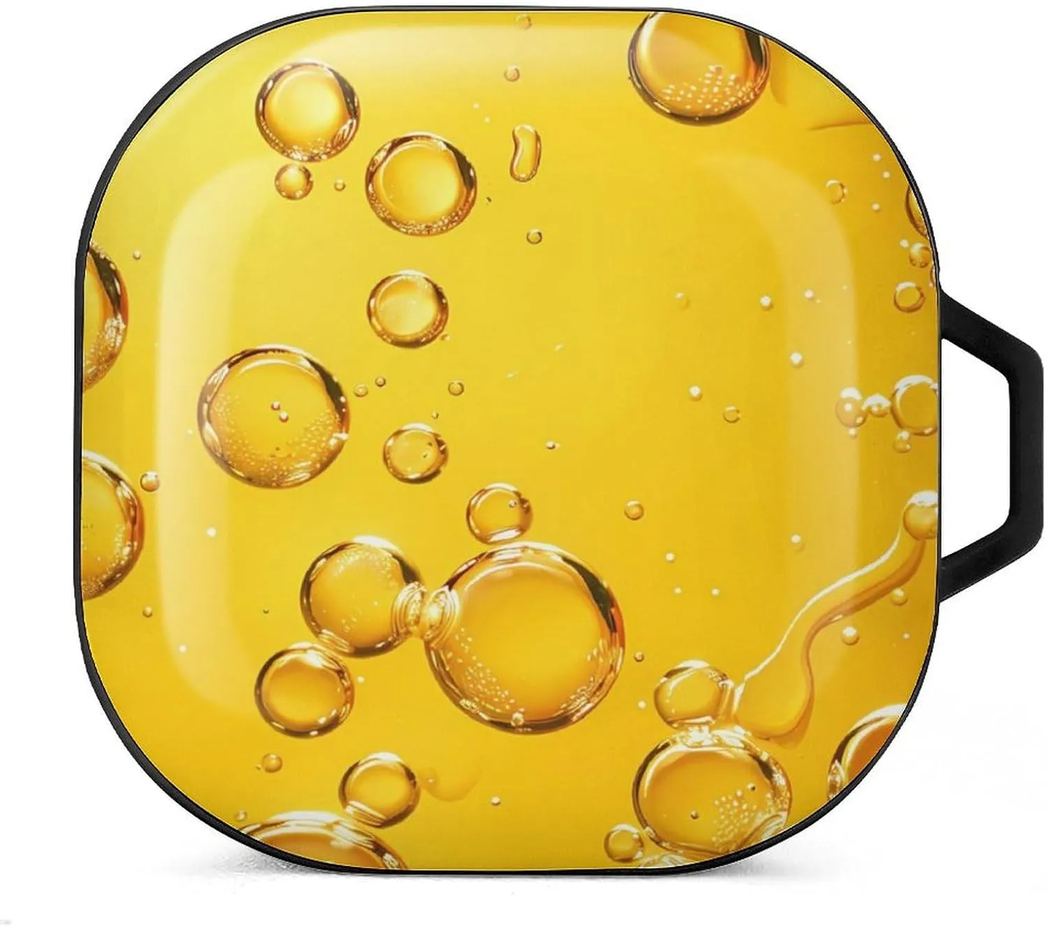 Beer in A Glass Water Drops Earbud Case PC Hard Shockproof Headphone Case Earphone Case Compatible with Samsung Galaxy Buds Live Black-Style
