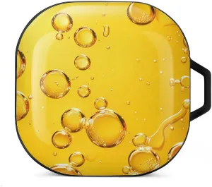Beer in A Glass Water Drops Earbud Case PC Hard Shockproof Headphone Case Earphone Case Compatible with Samsung Galaxy Buds Live Black-Style