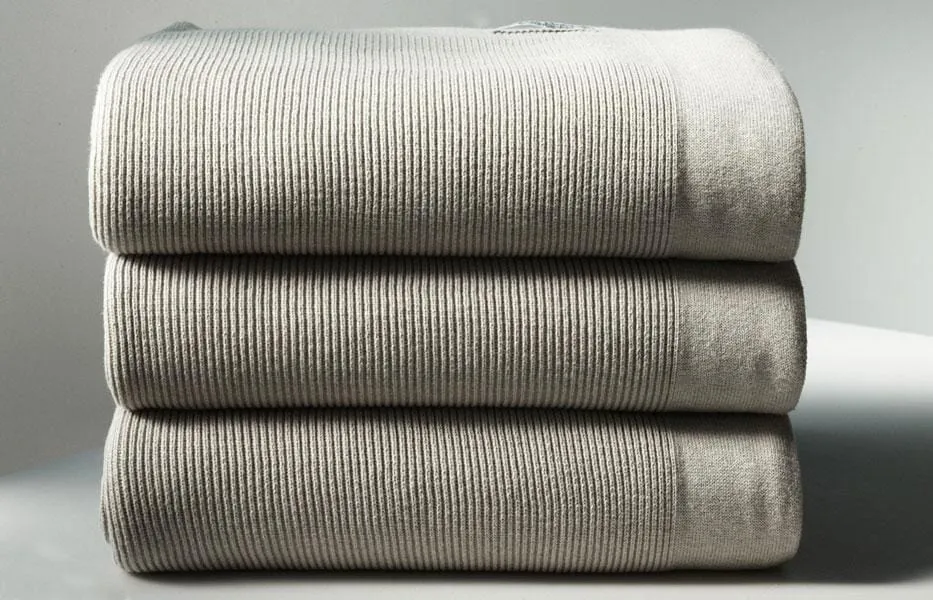 Bemboka Rib Cotton Blankets  Pre-Shrunk