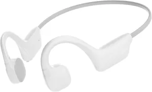 Bone Conduction Headphones Open Ear Headphones Bone Conduction Headphones Bluetooth 5.2 Ipx5 Water Resistant Open Ear Headphones Wireless Bluetooth Bone Conduction Earbuds Cycling Sports white