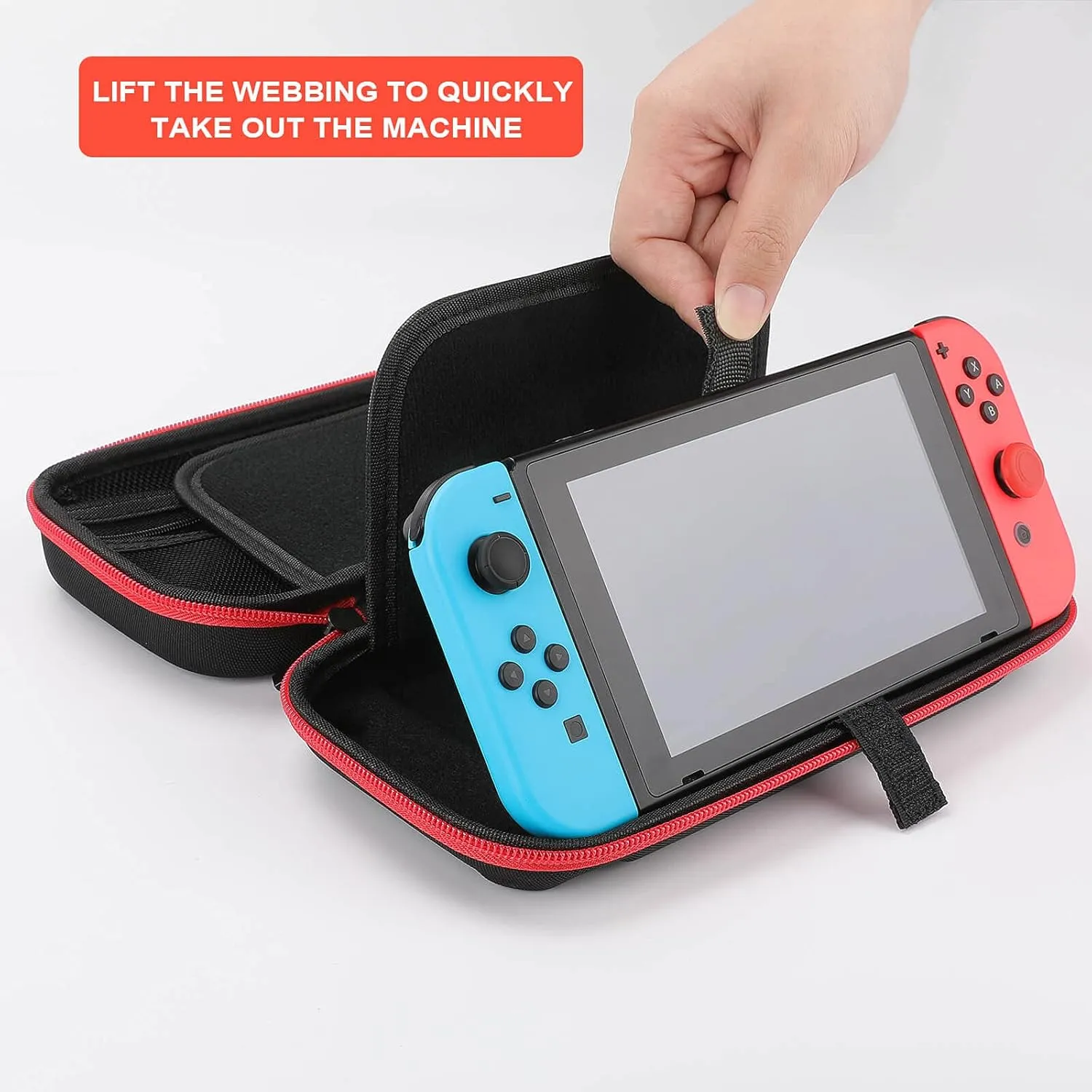 Bopanku Switch Carrying Case Compatible with Nintendo Switch/Switch OLED, Protective Travel Carrying Case for Console & Accessories Compatible with Nintendo Switch,style8