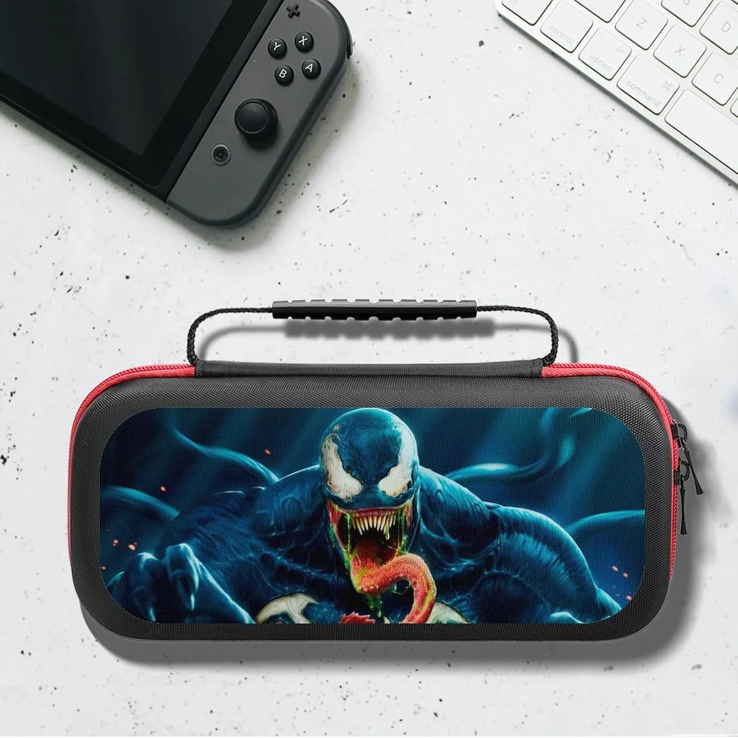 Bopanku Switch Carrying Case Compatible with Nintendo Switch/Switch OLED, Protective Travel Carrying Case for Console & Accessories Compatible with Nintendo Switch,style8