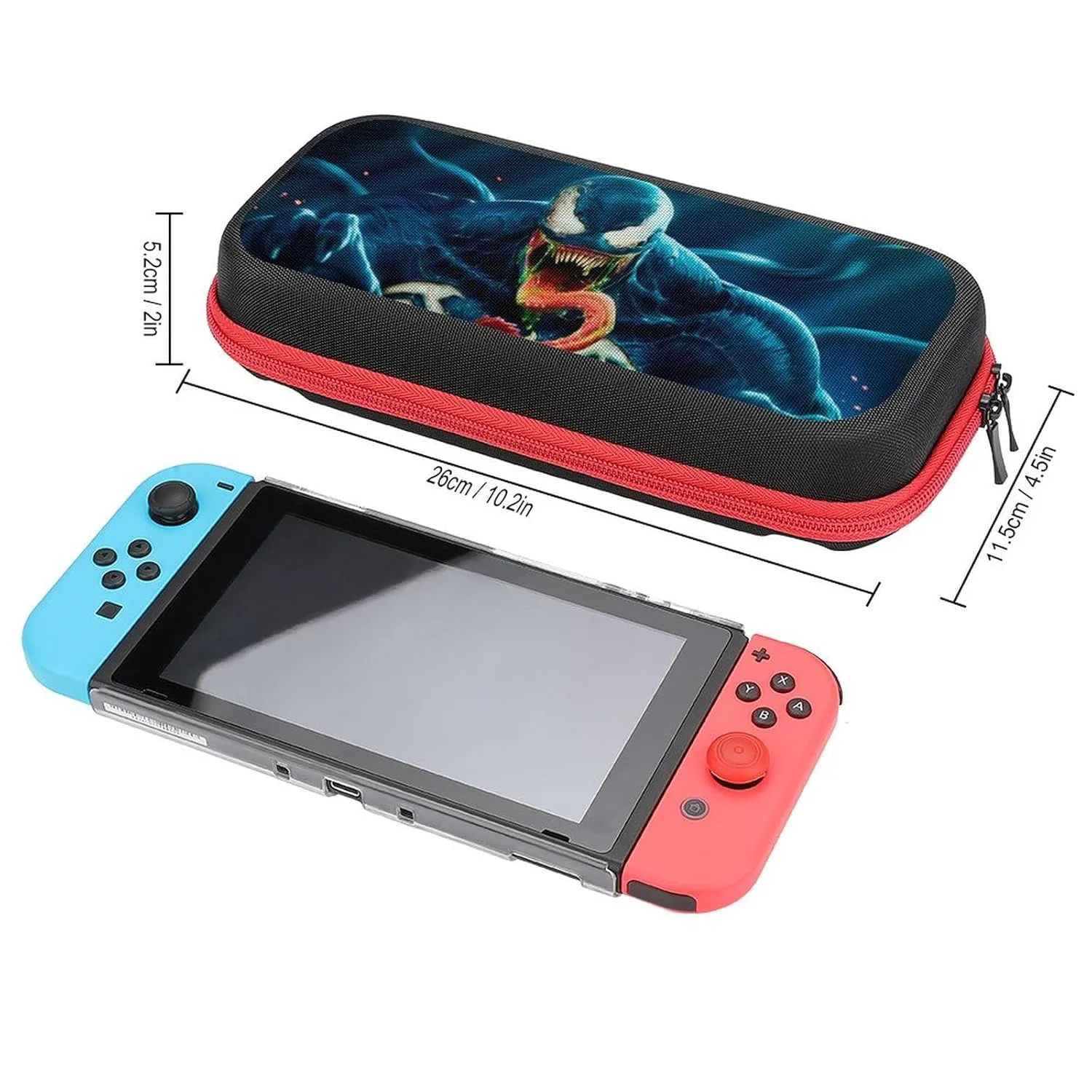 Bopanku Switch Carrying Case Compatible with Nintendo Switch/Switch OLED, Protective Travel Carrying Case for Console & Accessories Compatible with Nintendo Switch,style8