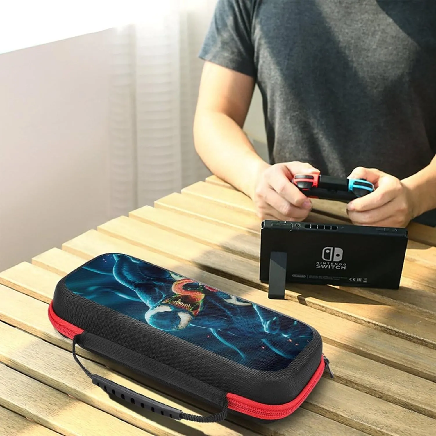 Bopanku Switch Carrying Case Compatible with Nintendo Switch/Switch OLED, Protective Travel Carrying Case for Console & Accessories Compatible with Nintendo Switch,style8