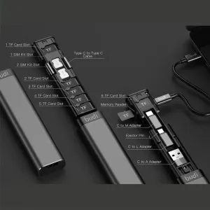 BUDI Multi-function Smart Adapter Card Storage