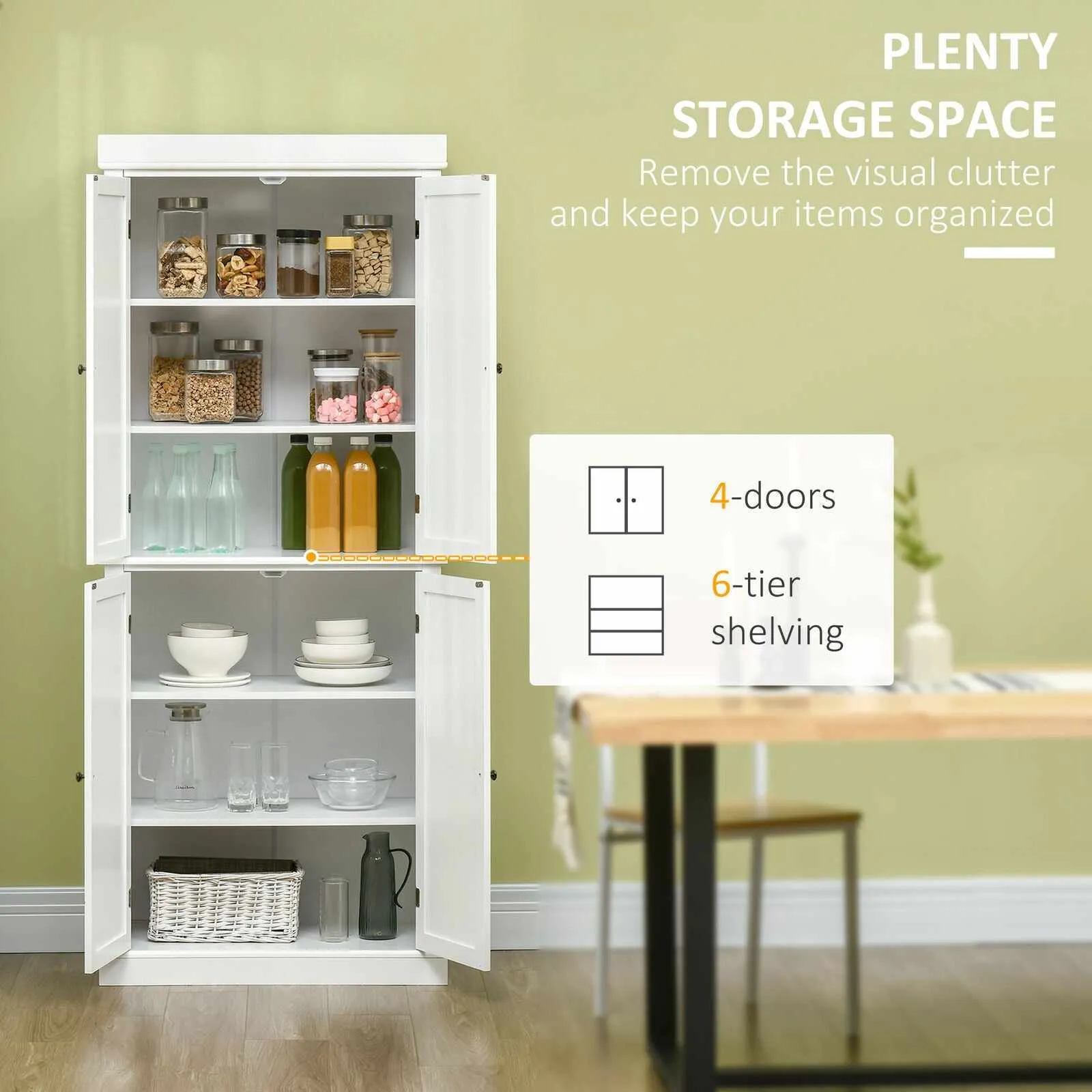 CabiLux Modern Kitchen Storage Cabinet kitchen Larder Unit