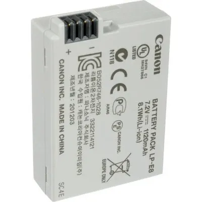 Canon Lithium Battery LP-E8 (Accessories)