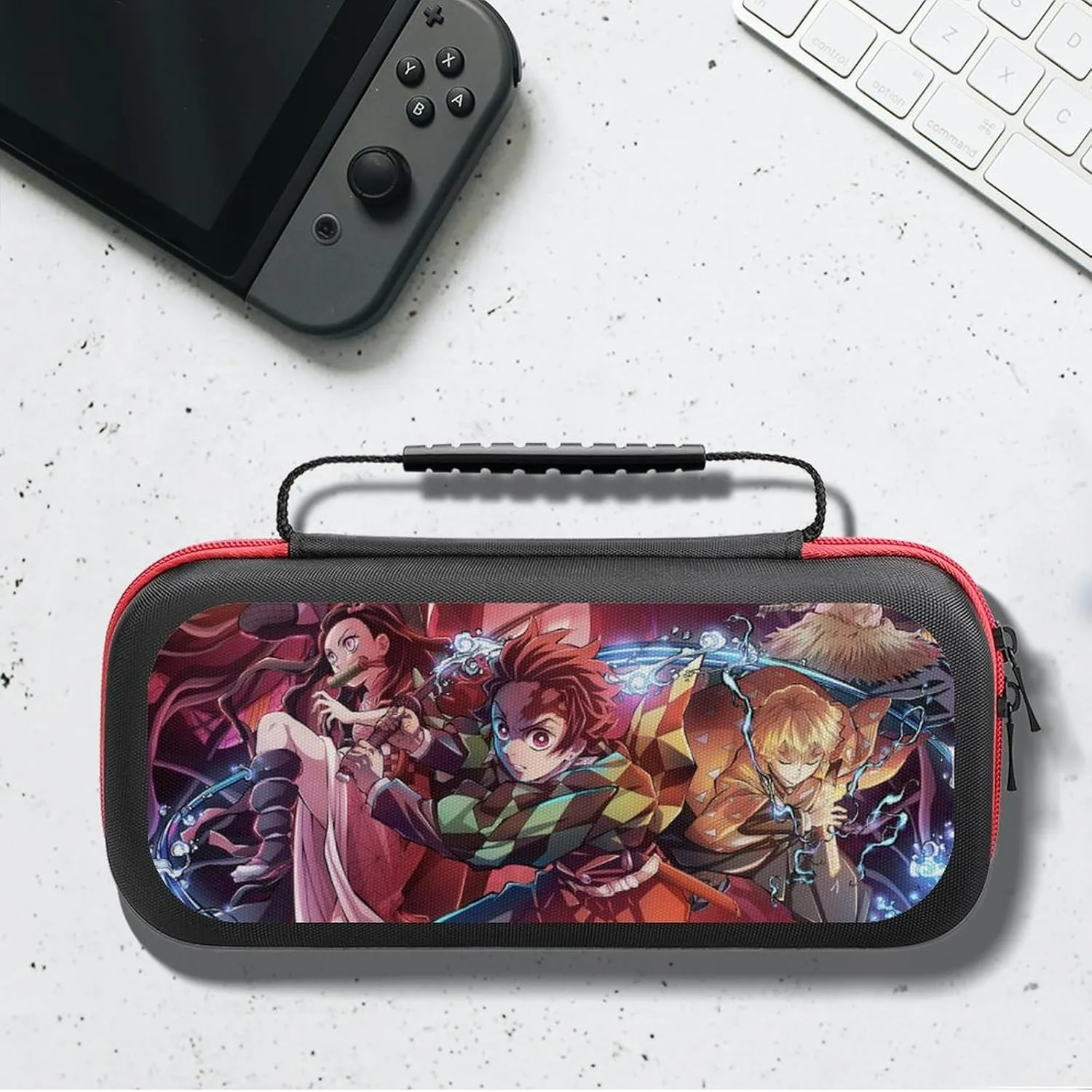 Carrying Case for Nintendo Switch/Switch OLED Travel Carry Cases for Teen Kids Boys Girls Cute Anime Cartoon Portable Covers Pouch Storage Bag for Nintendo Switch Accessories,style13
