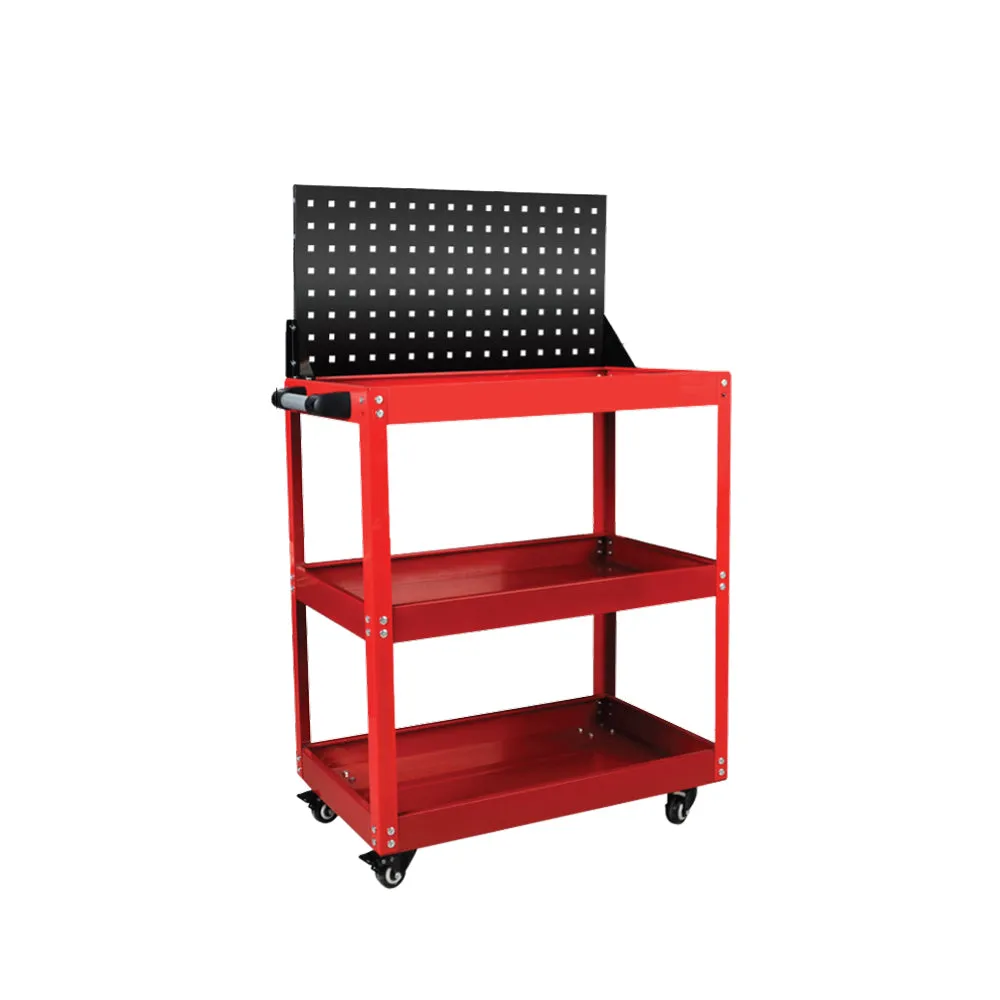 Cart Trolley With Tool Rack Storage Panel