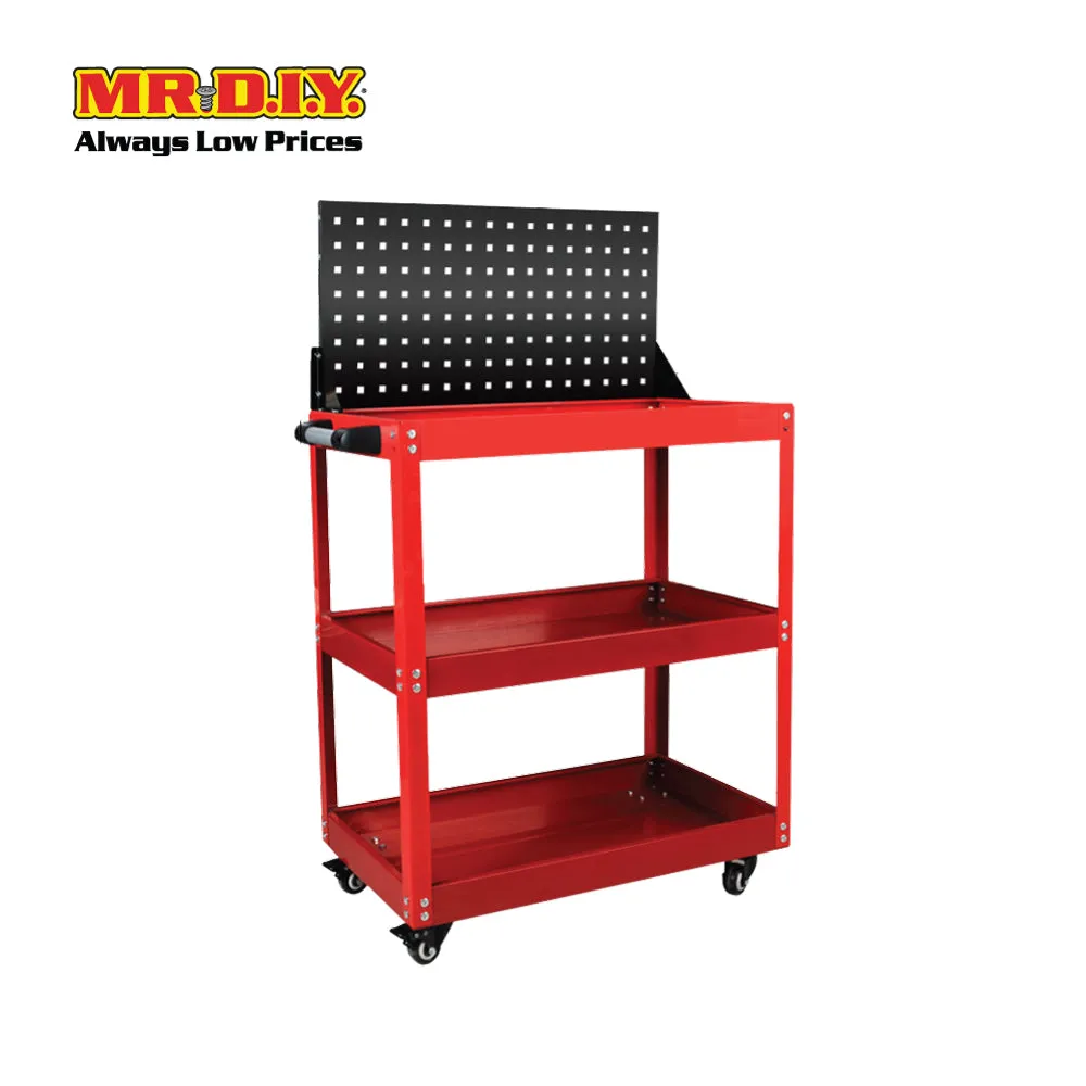 Cart Trolley With Tool Rack Storage Panel