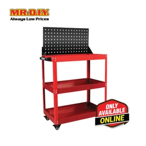 Cart Trolley With Tool Rack Storage Panel