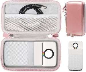 CaseSack Case for Moto Insta-Share Projector, Mesh Pocket for Cable, Charger and other accessories, Elastic Security strap in the base, detachable wrist strap for easy carrying