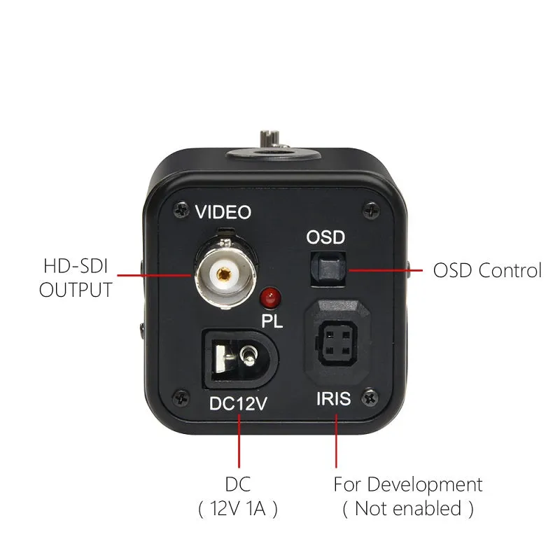 CCTV Digital Security camera Industrial HD-SDI 2.0MP 1080P Zoom Lens 5-50mm Security Box SDI Cam no compression low loss real-time transmission used for Live stream industrial video art