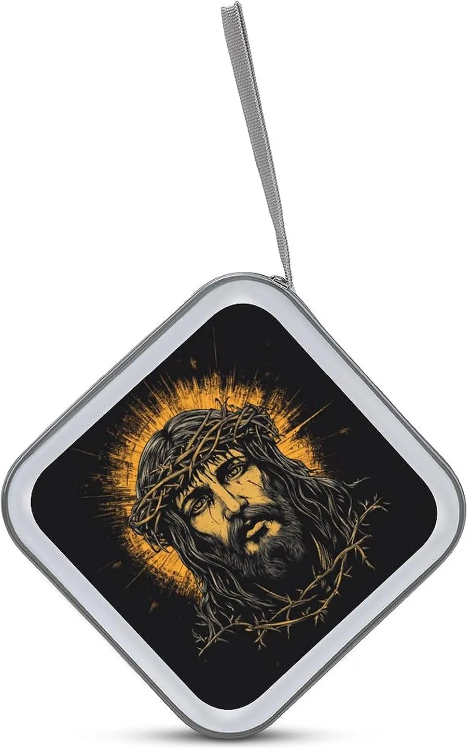 Christian Jesus CD Case DVD Storage Case Portable
