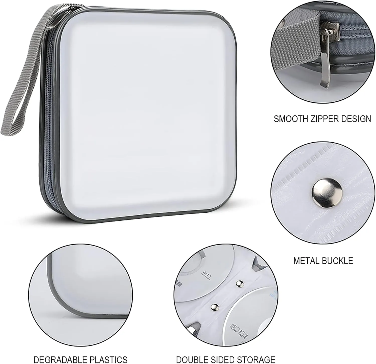Christian Jesus CD Case DVD Storage Case Portable
